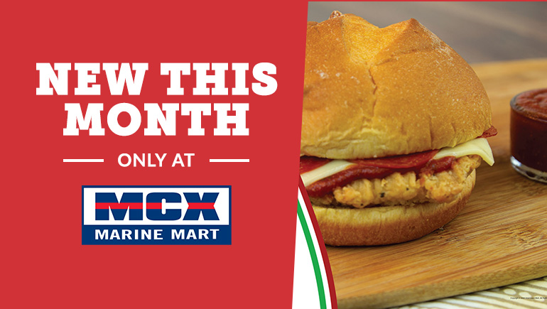 Marine Mart Fuel: Italian Crispy Chicken Sandwich