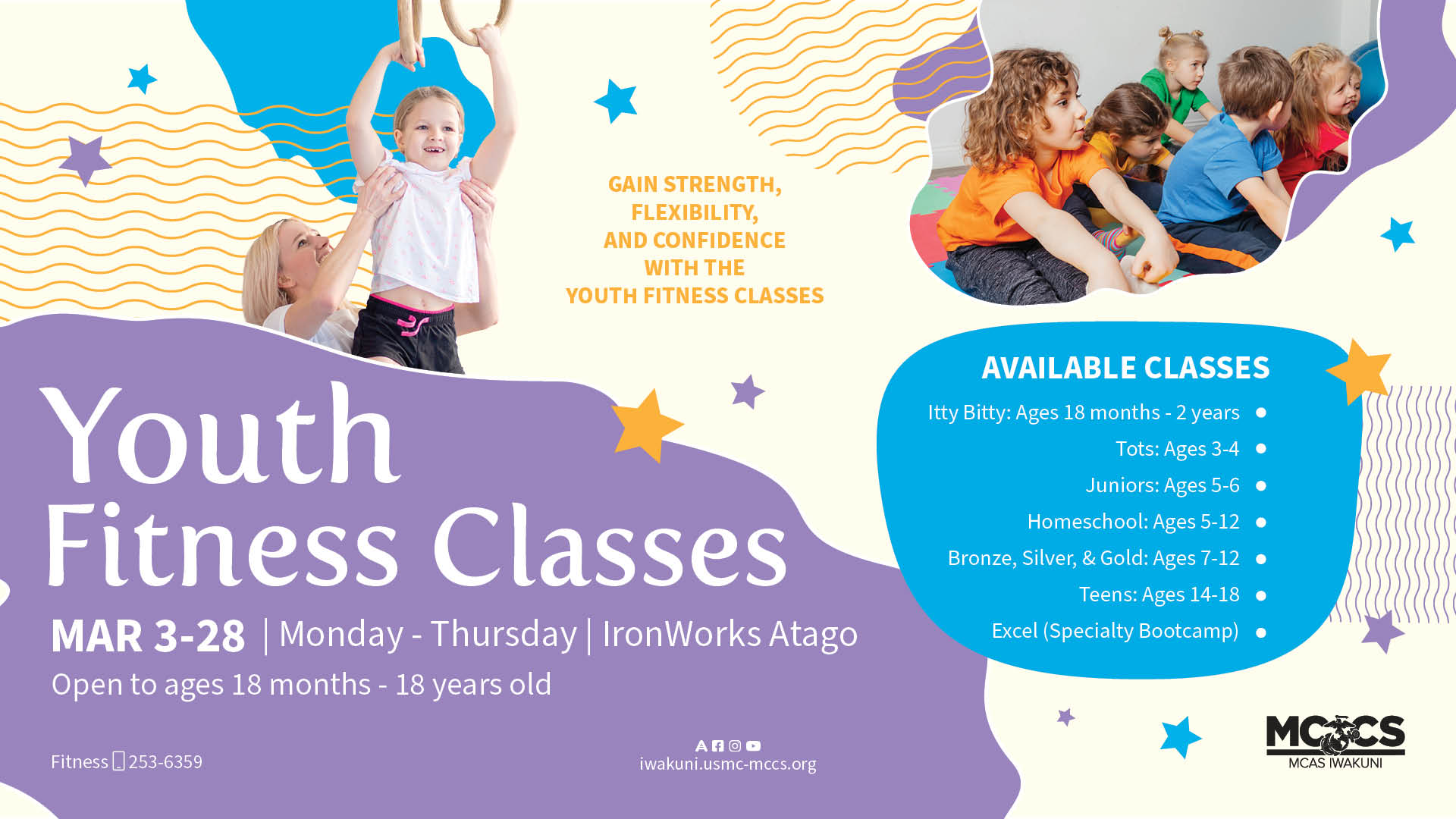 Youth Fitness Classes - March