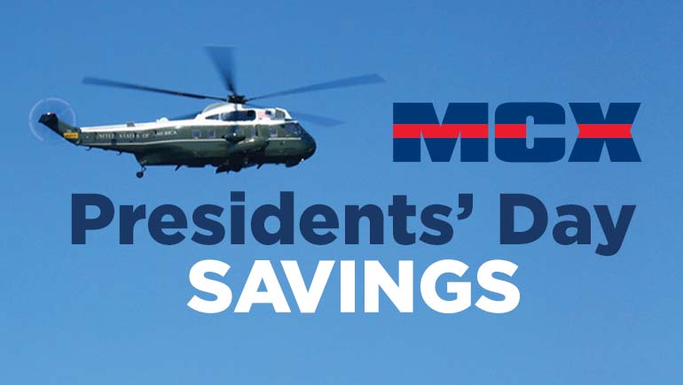 MCX: Presidents' Day Sale