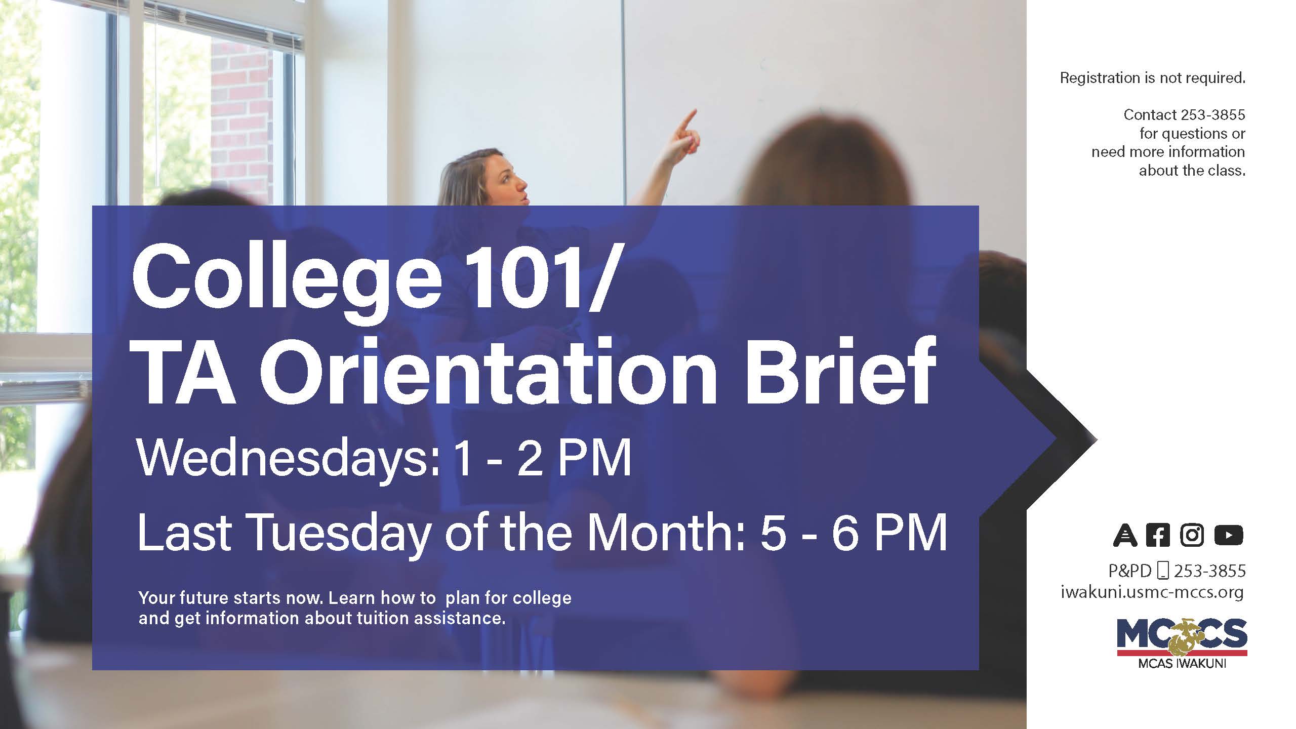 College 101 / TA Orientation Brief