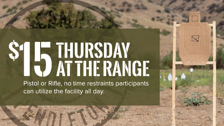 $15 Thursday at The Range