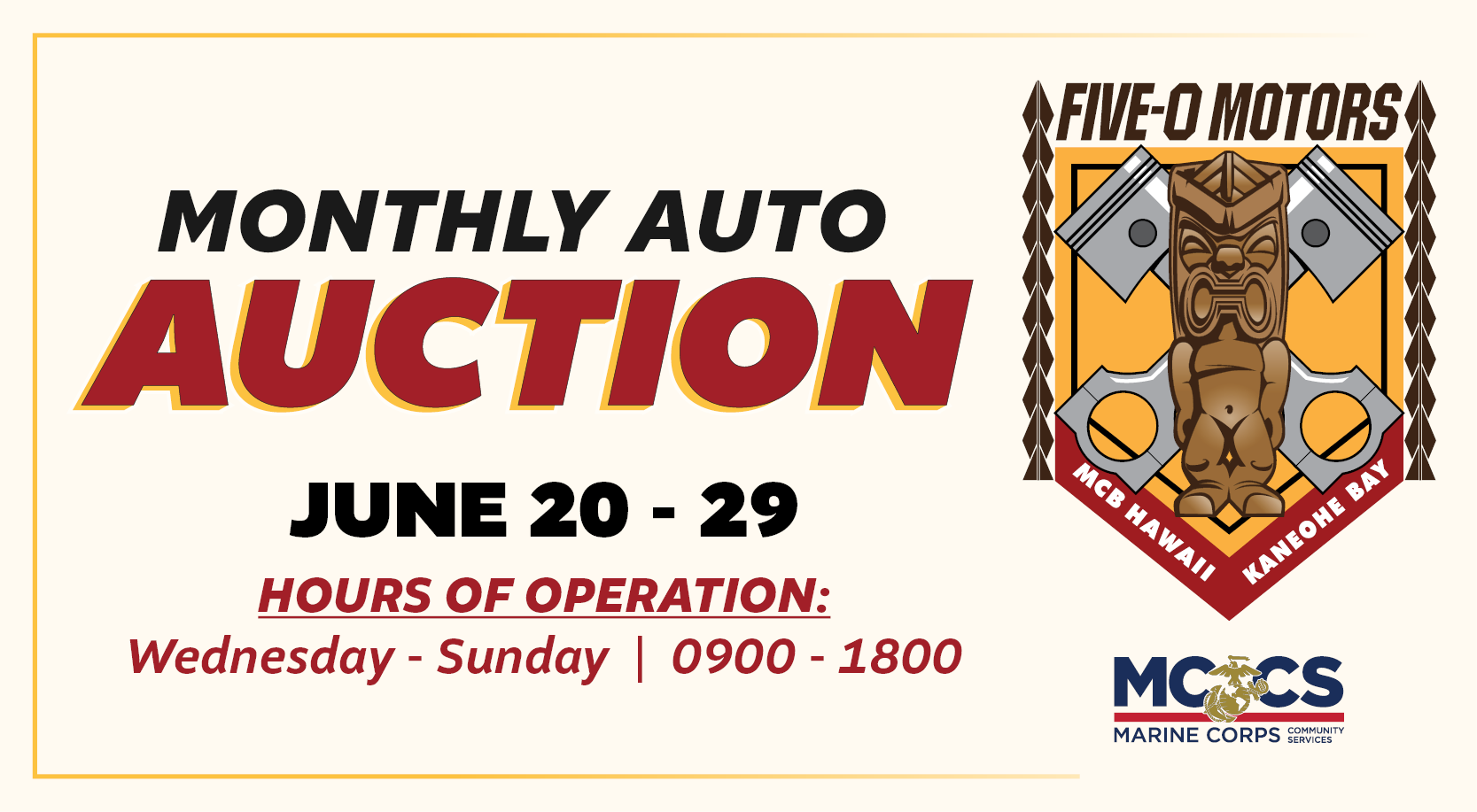 Monthly Auto Auction