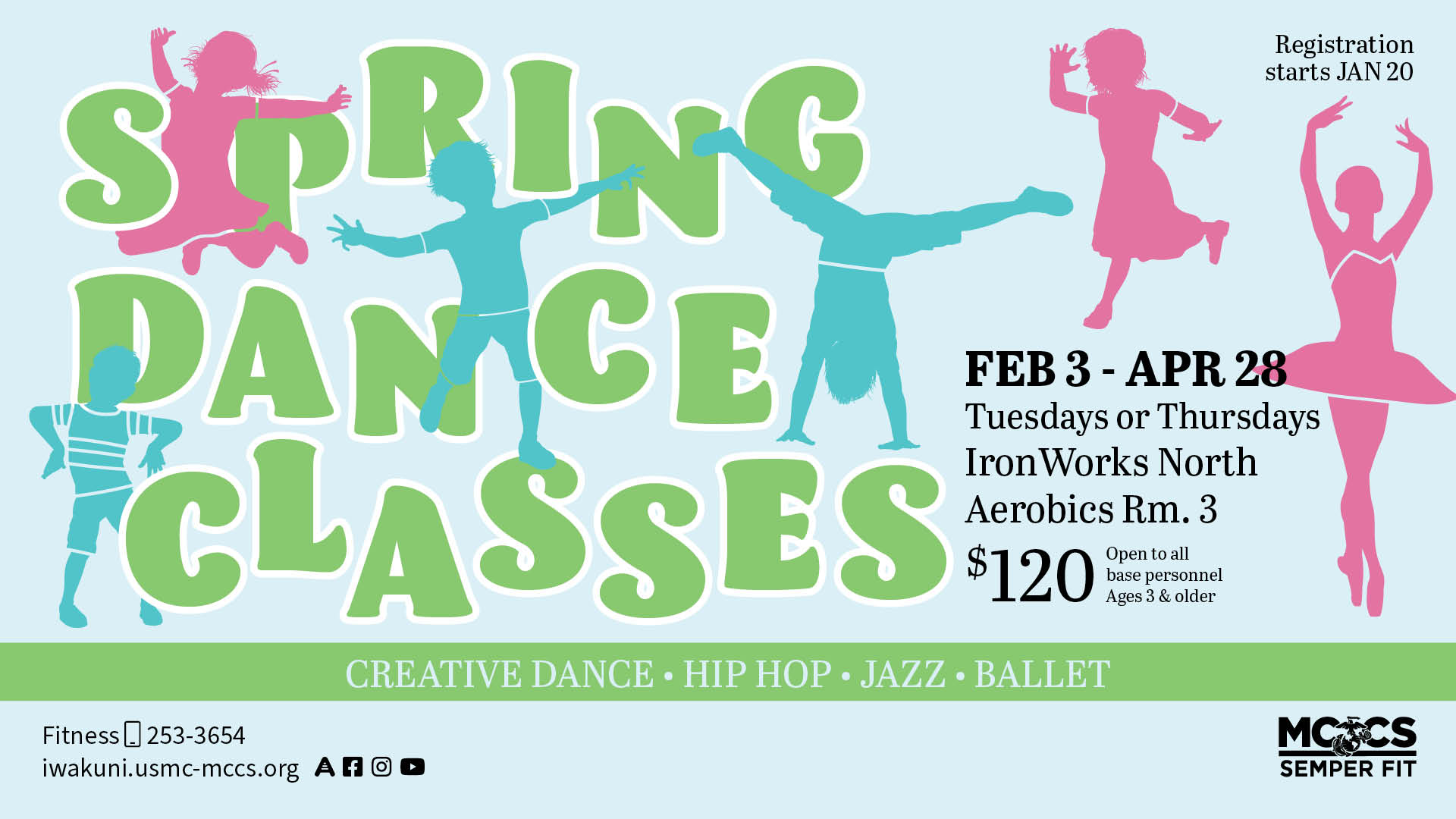 Youth Dance Classes - Spring Classes