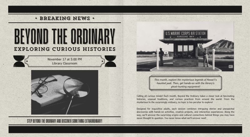 Beyond the Ordinary