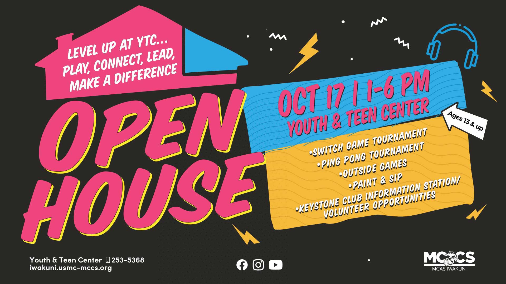 Youth & Teen Center Open House
