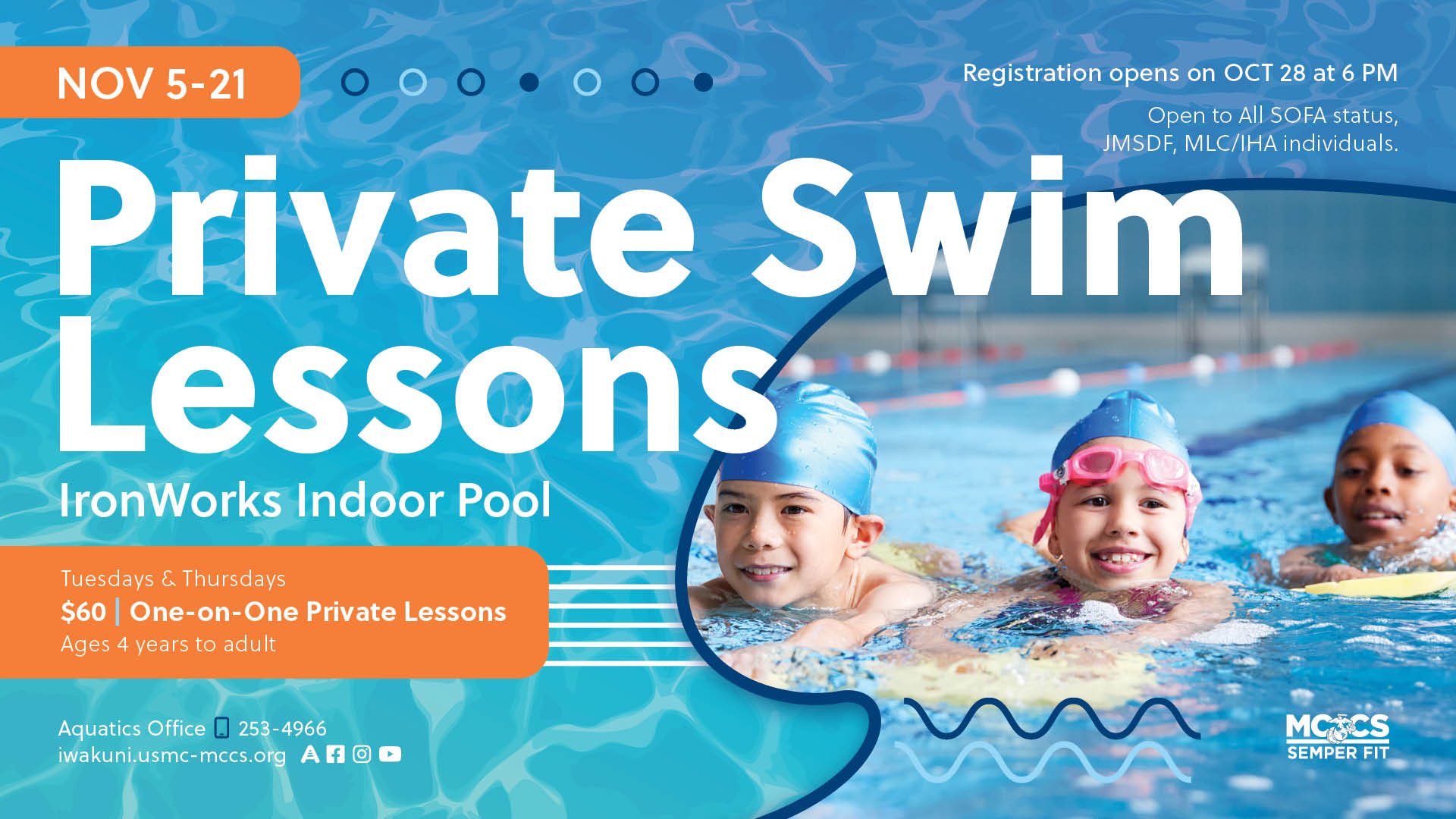 2024 November Private Swim Lessons 