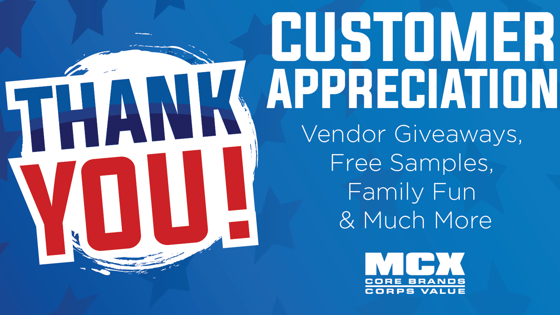 MCX Customer Appreciation