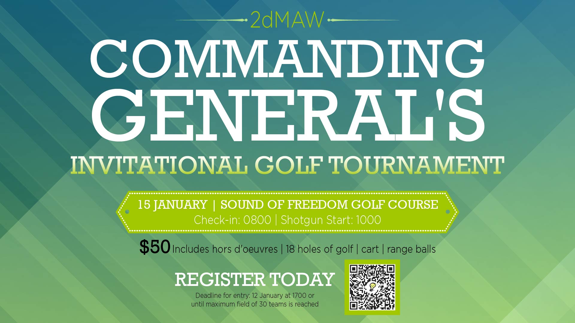 2d MAW Commanding General's Invitational Golf Tournament