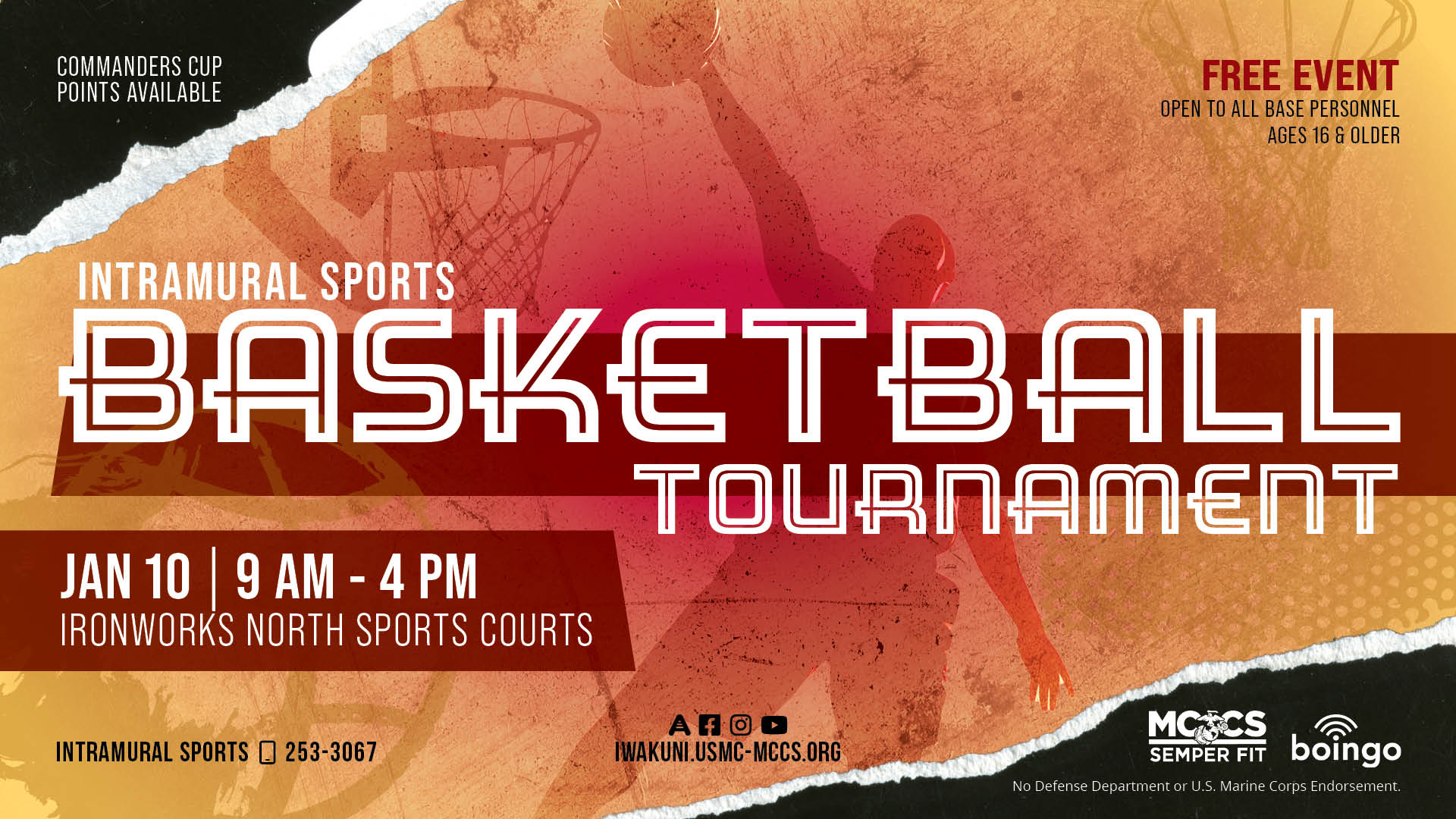Intramural Sports 3v3 Basketball Tournament