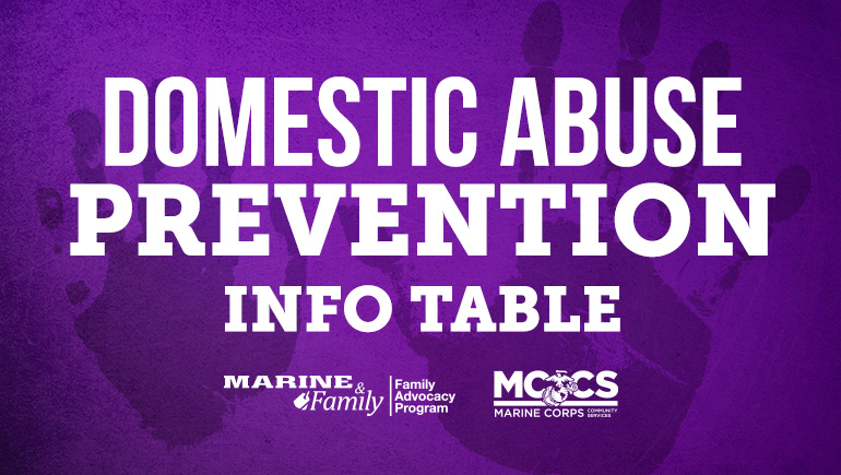 Domestic Abuse Prevention Info Table